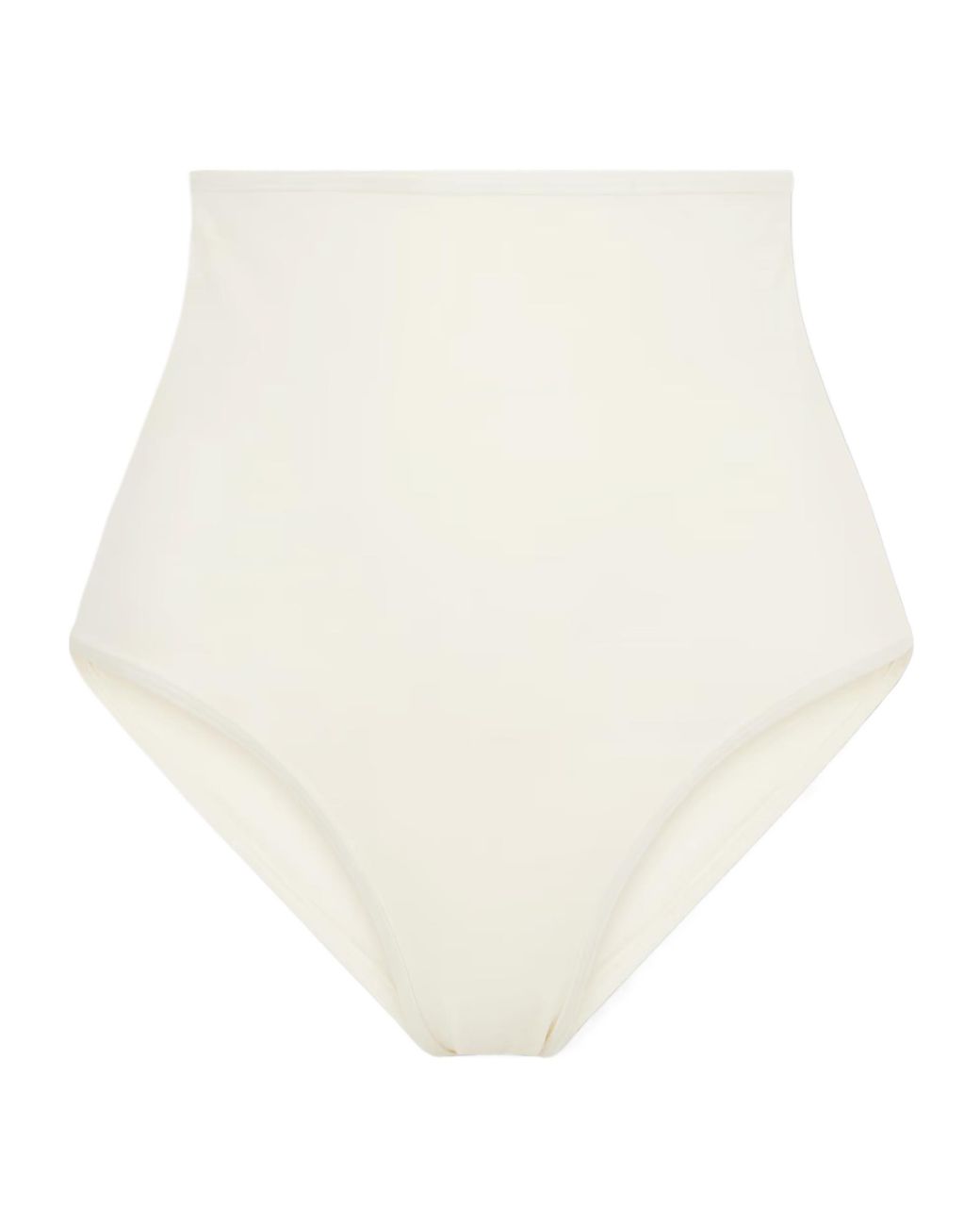 Totême White High-Waisted Bikini Bottoms