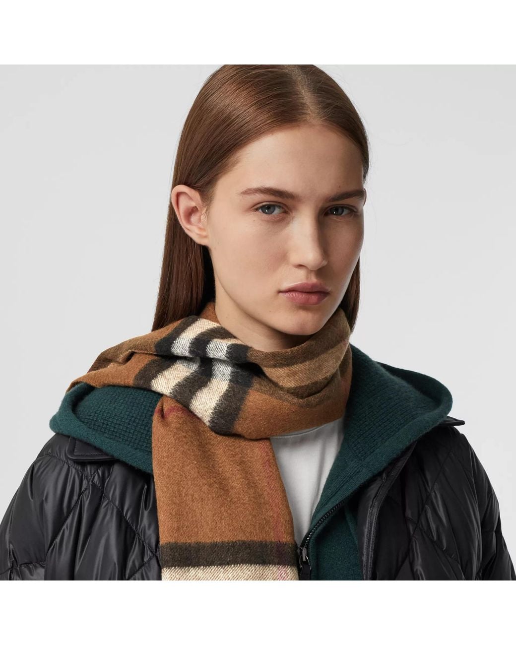 Burberry Brown The Classic Checked Scarf for men