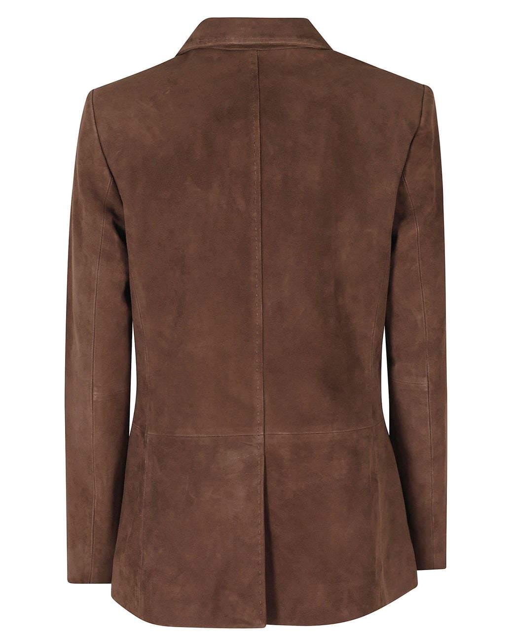 Seventy Brown Logo Blazer