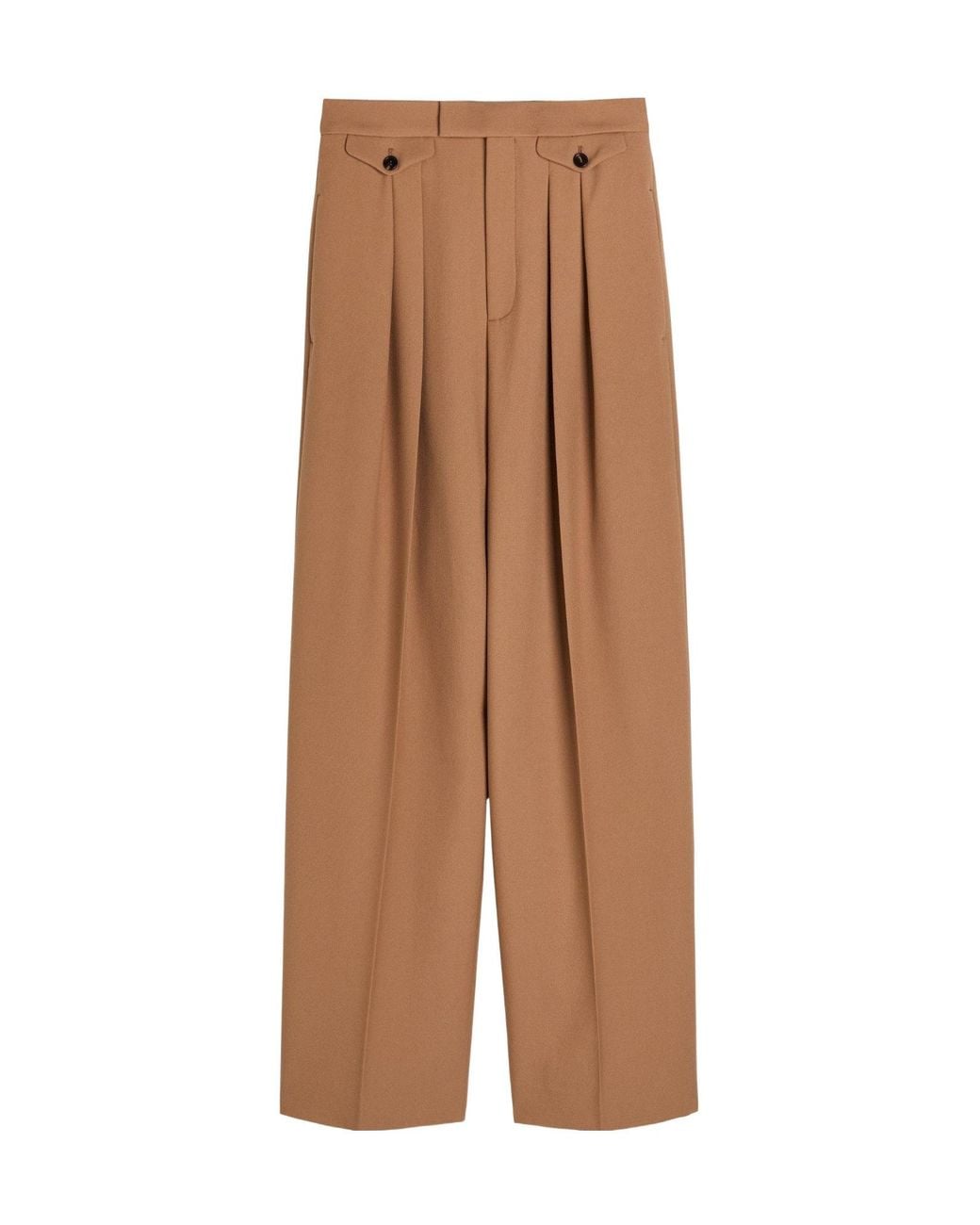 Chloé Brown Wool Trousers
