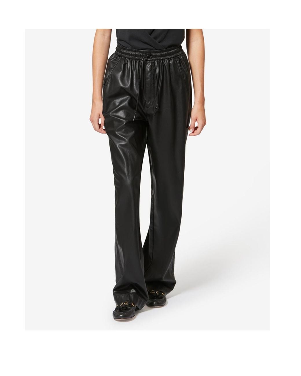 Isabel Marant Gray Isabel Marant Étoile Elasticated Drawstring Waistband Trousers