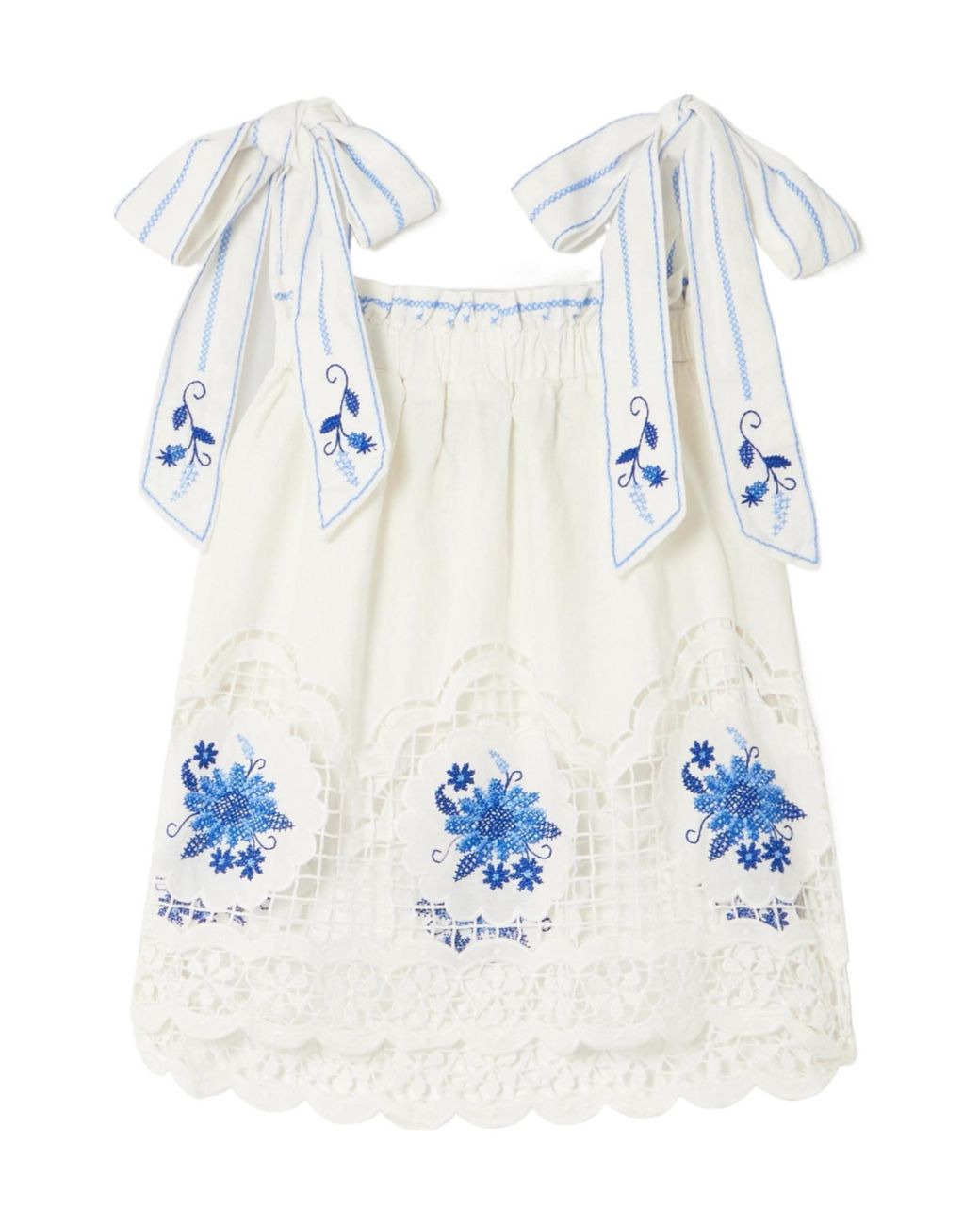 Farm Rio Blue Bow Vest