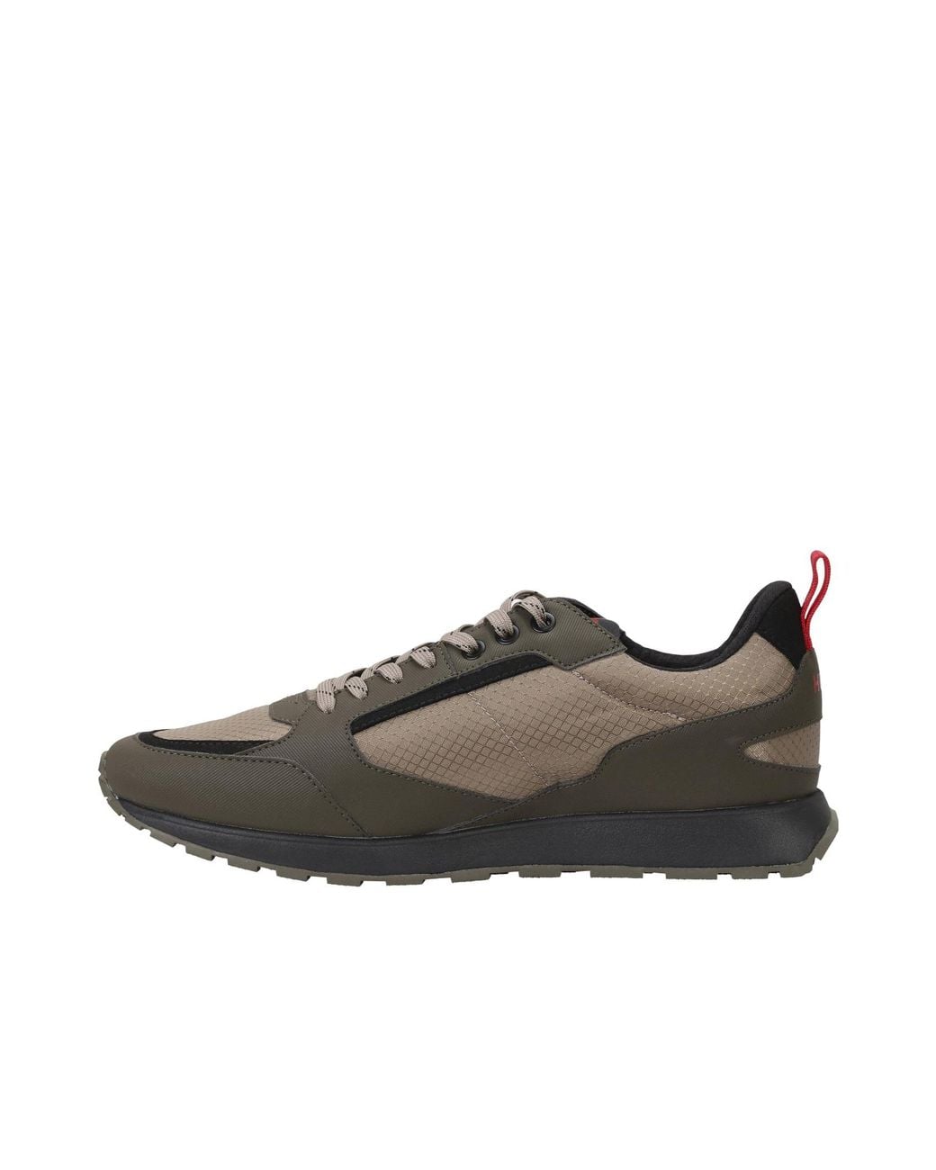 Boss Brown Color Block Trainers for men
