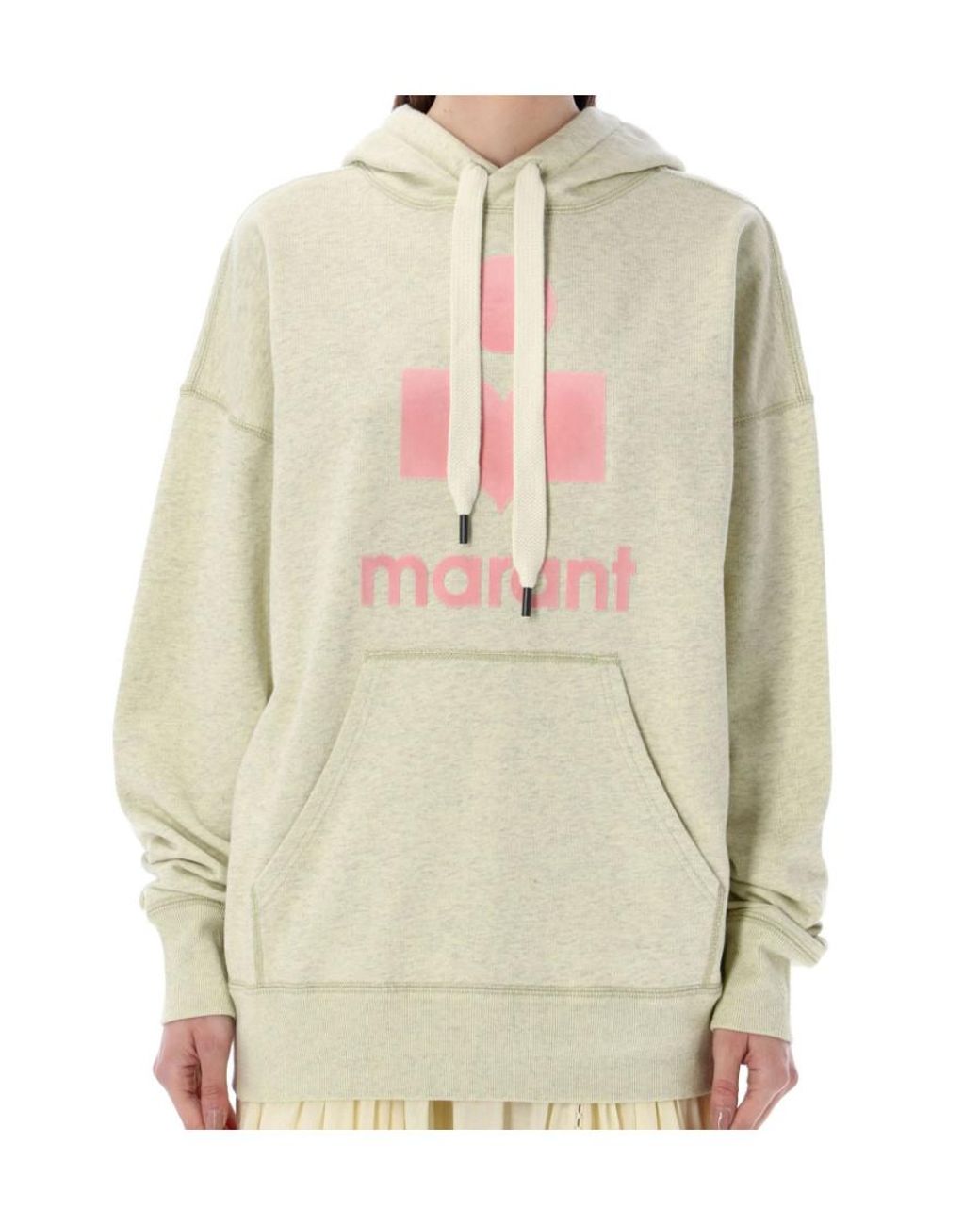 Isabel Marant White Logo Hooded Sweater