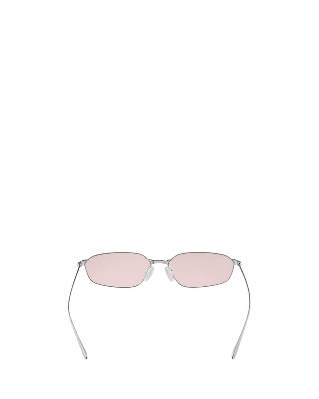 Balenciaga White Eyewear Cat-Eye Sunglasses for men