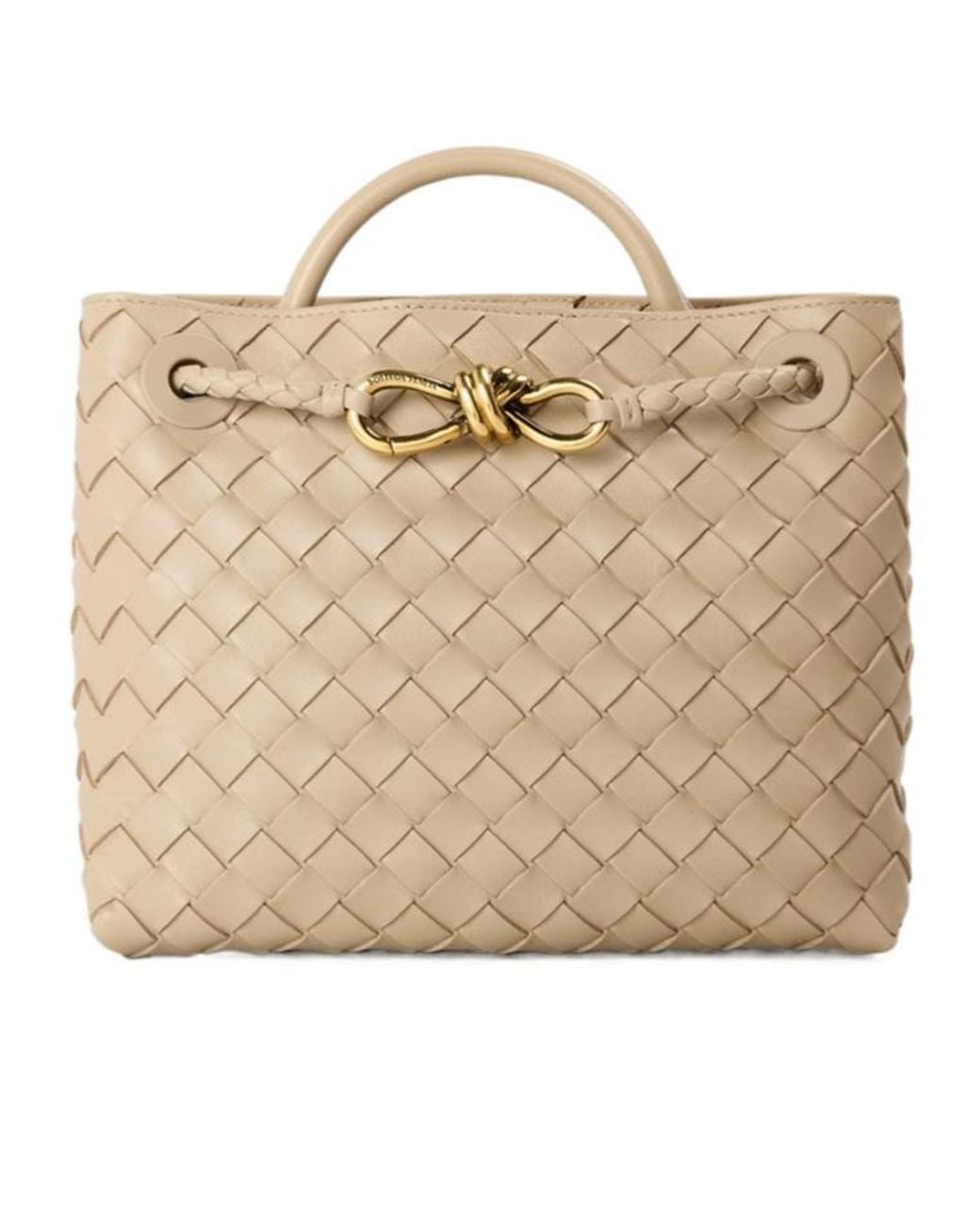 Bottega Veneta Metallic Woven Shoulder Bag