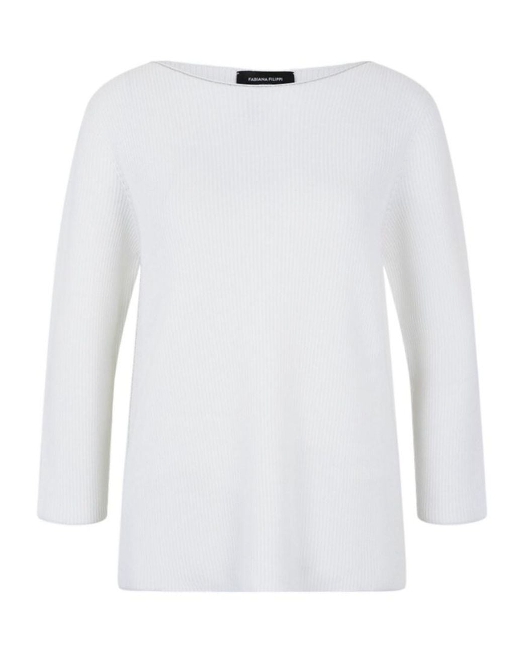 Fabiana Filippi White Long-Sleeved Knitwear