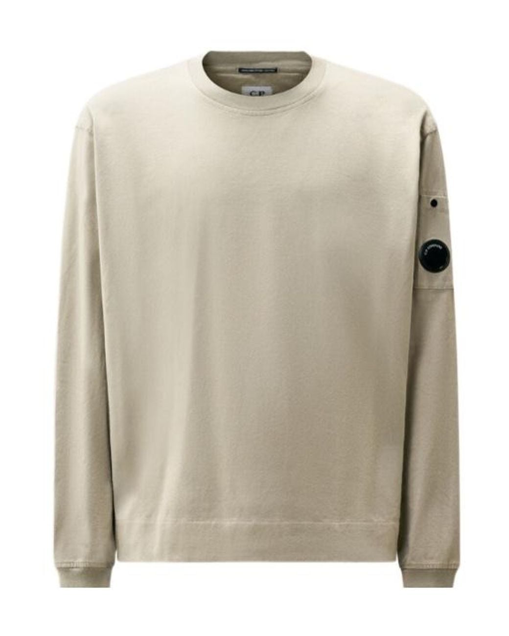 C P Company Natural Lens Long Sleeve T-Shirt for men
