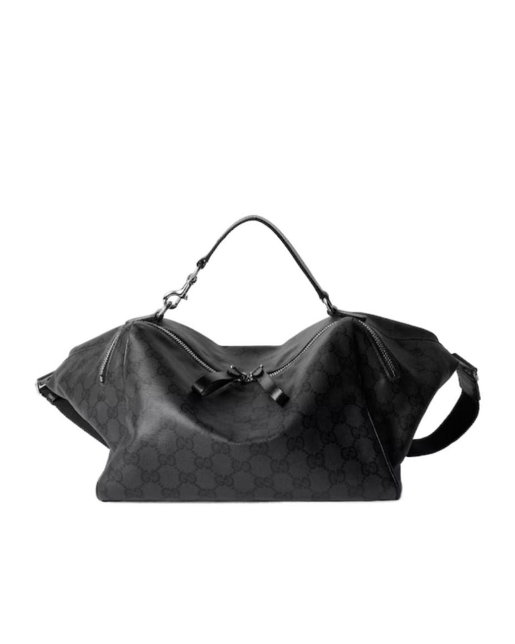 Gucci Black Small Crossbody Bag With Web for men