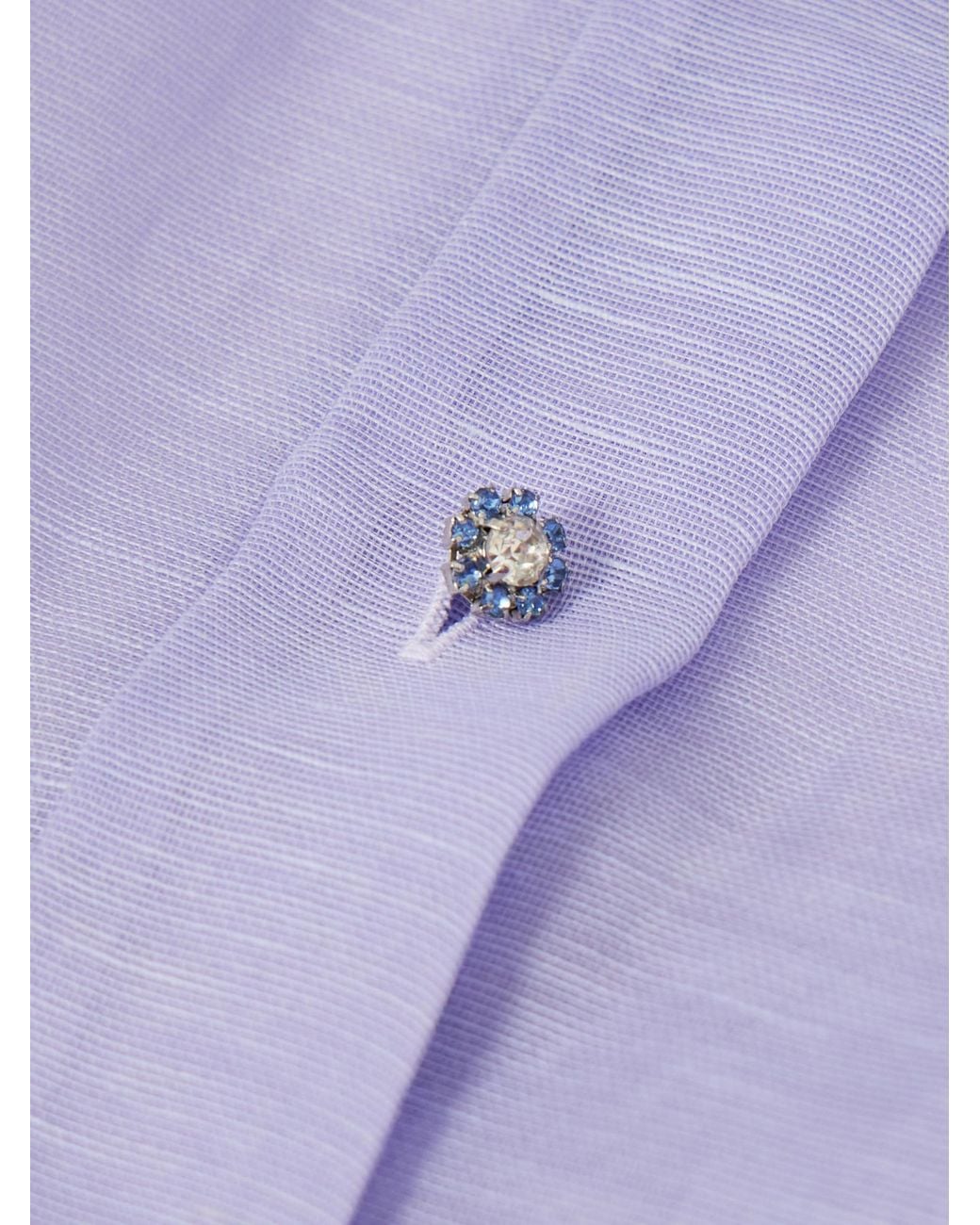Zimmermann Purple Crush Fitted Blouse