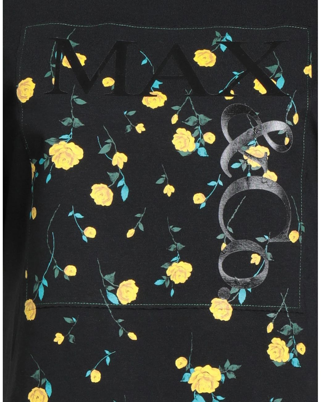 MAX&Co. Black Logo Crew Neck T-Shirt