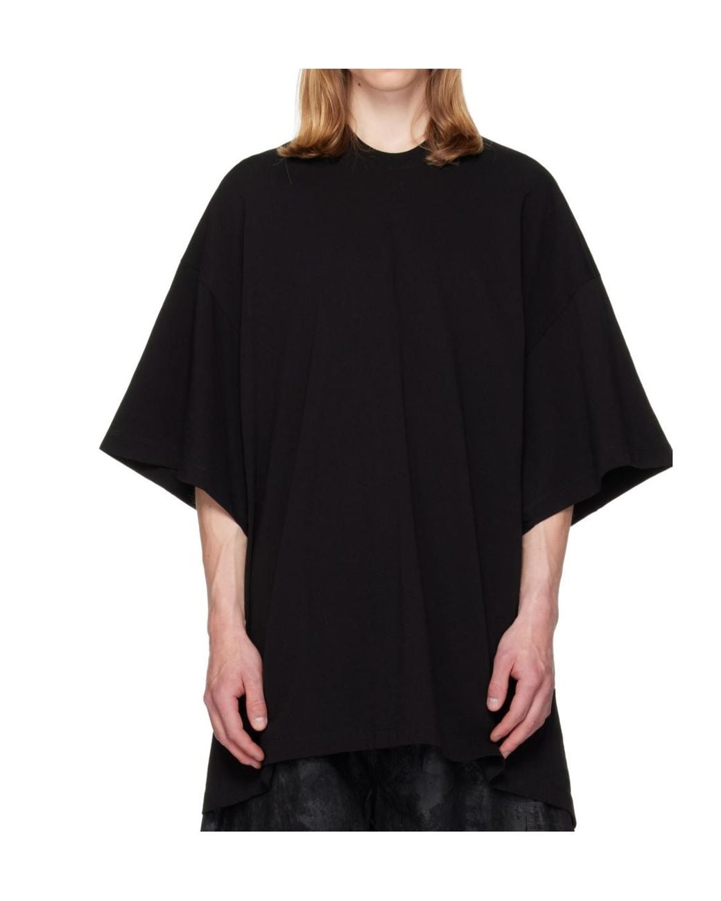 Julius Black Super Big T-Shirt for men