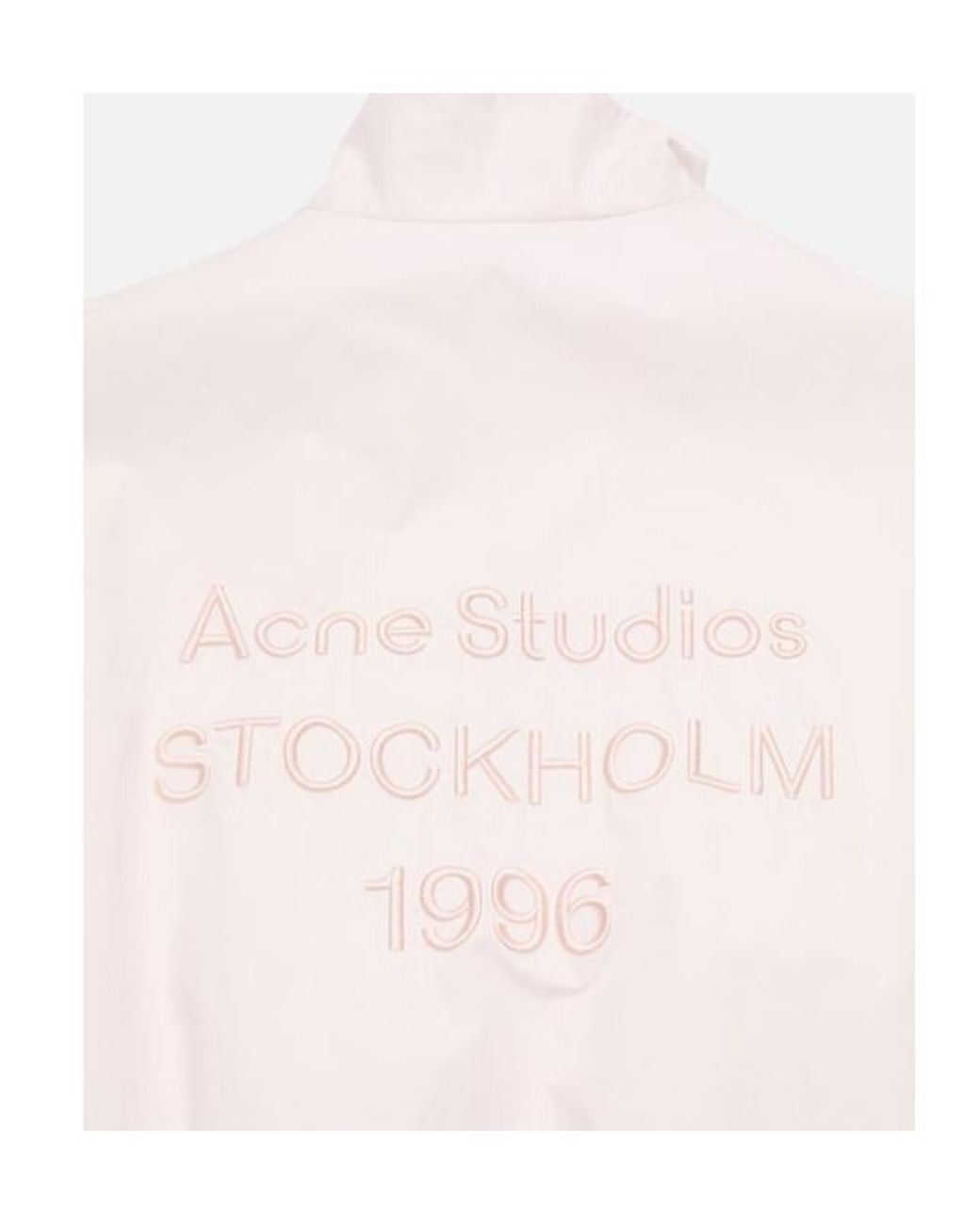 Acne Pink Puff-Sleeve Zip-Up Jacket for men