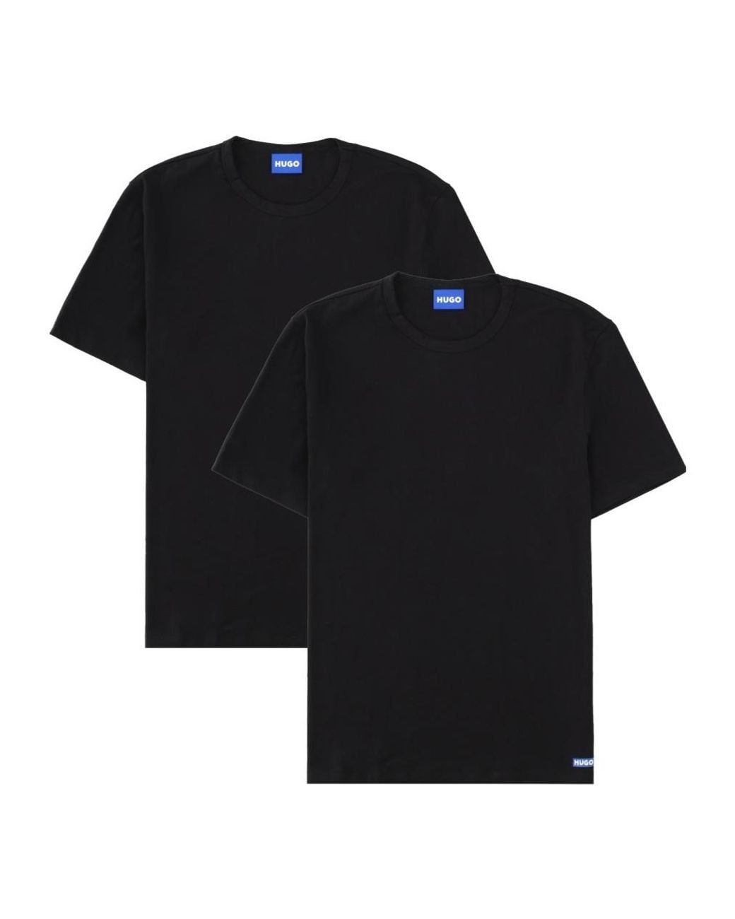 Boss Black Hugo Logo Trim T-Shirts Pack for men