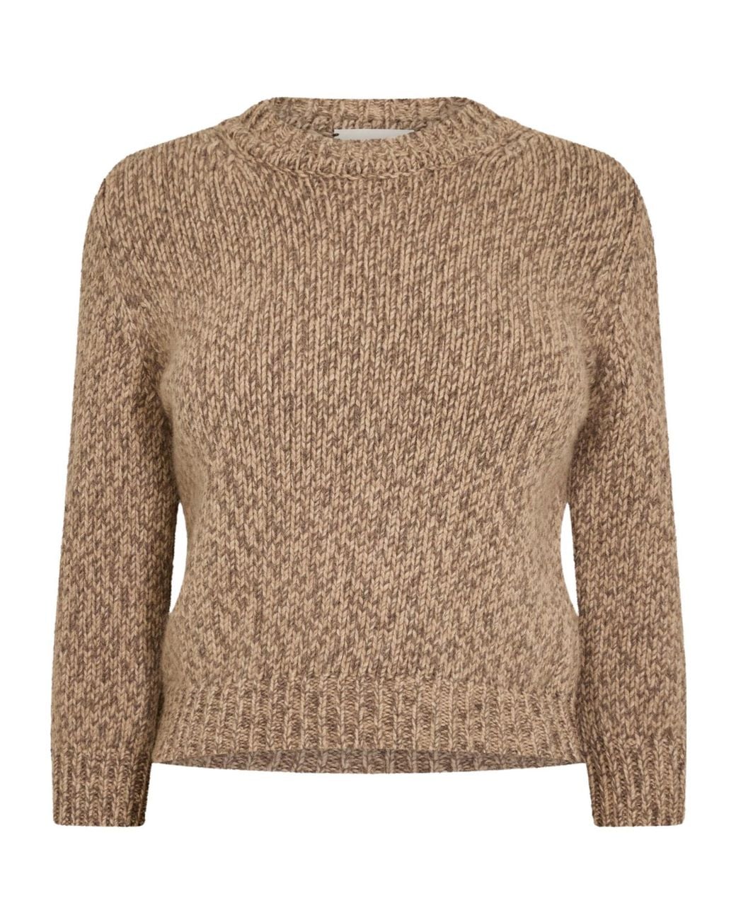 Magda Butrym Brown Crew Neck Knit Sweater
