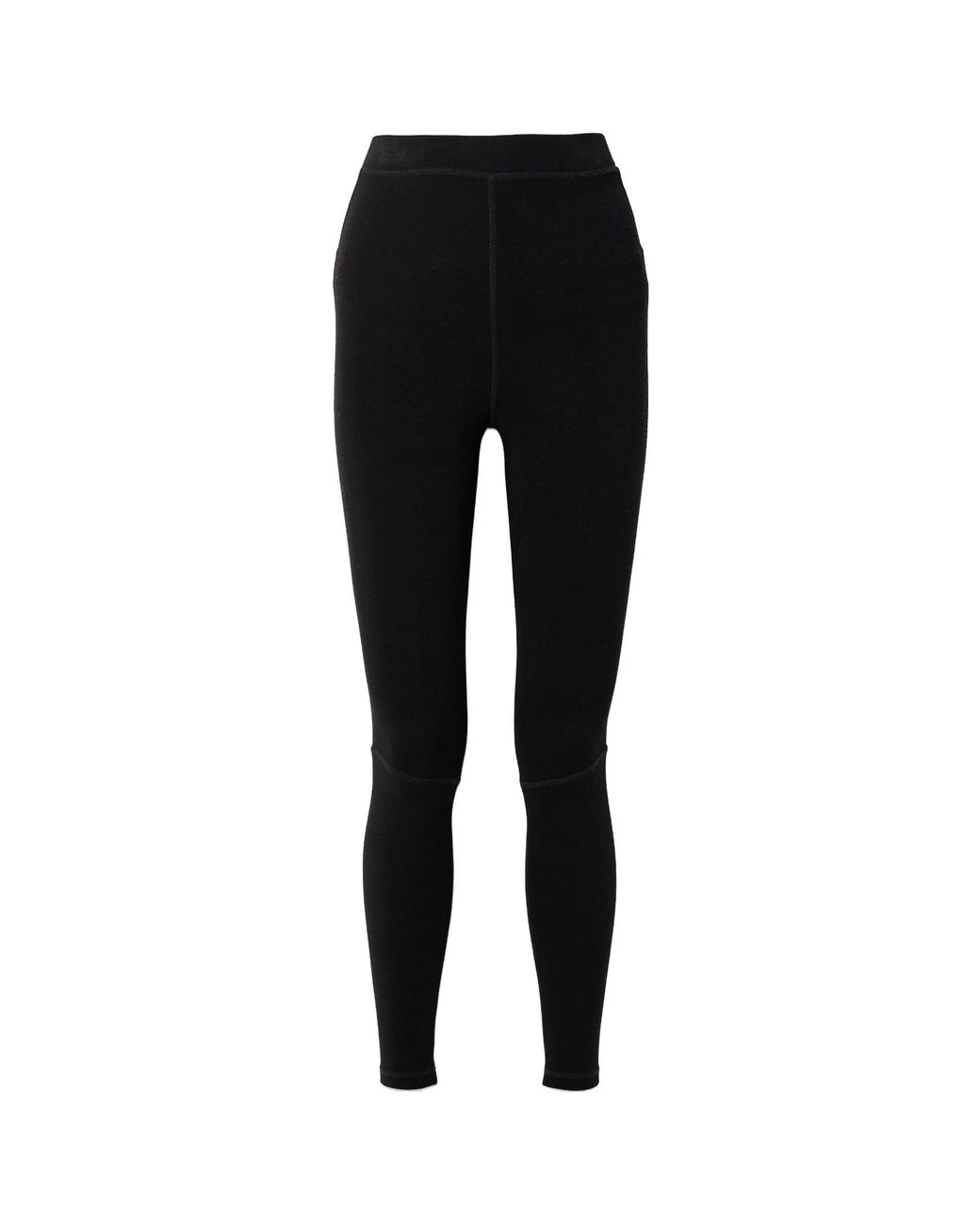 Totême Black Elastic Waist Leggings