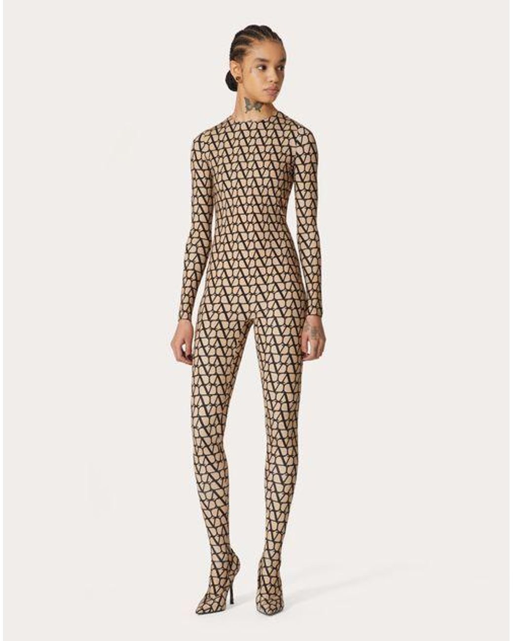 Valentino Natural Toile Iconographe Jumpsuit