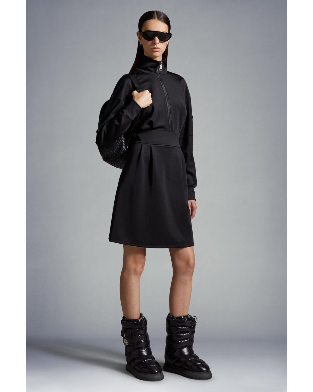 Moncler Black Triacetate Dress