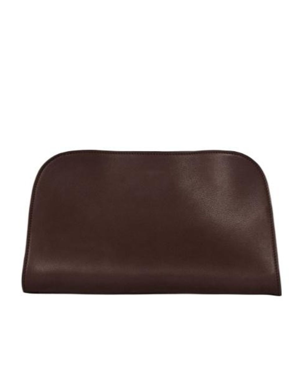 The Row Brown Peggy Clutch