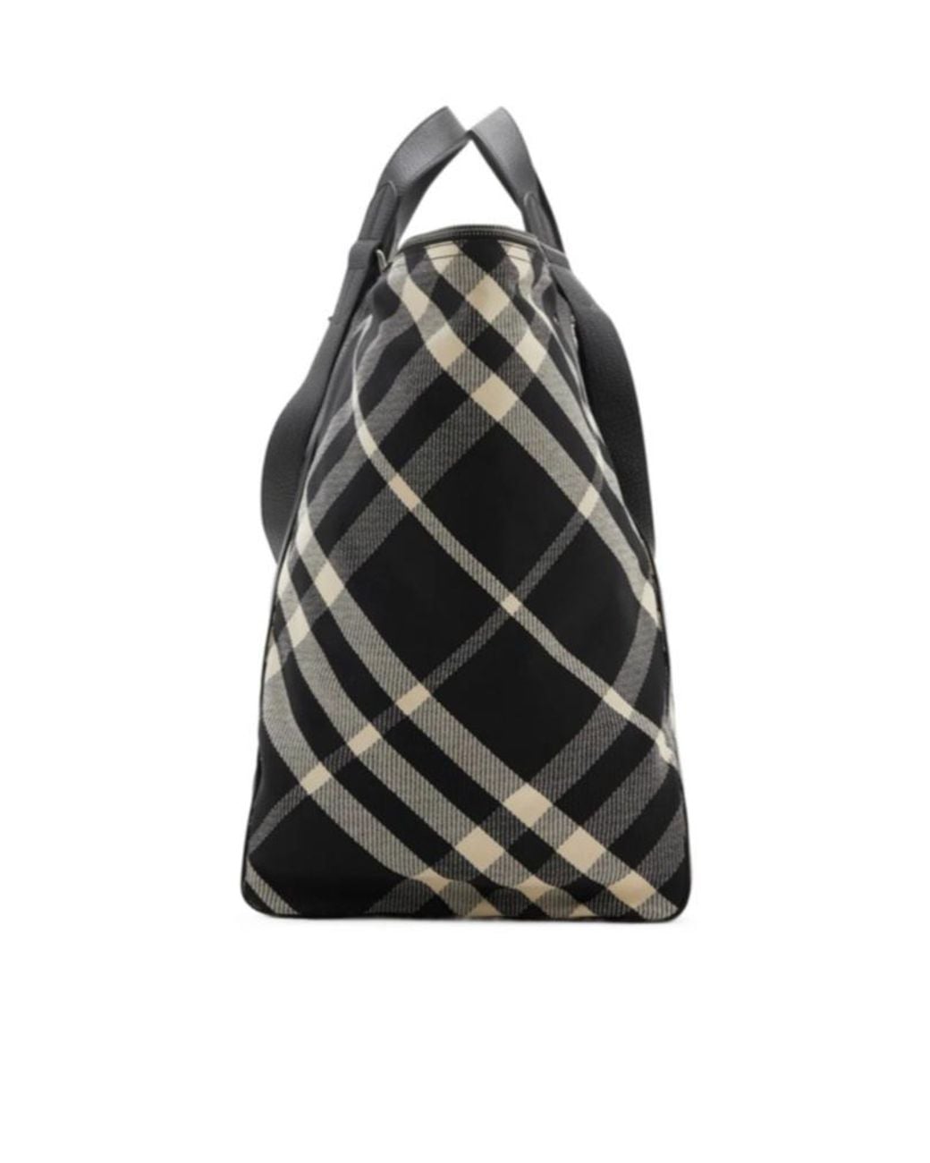 Burberry Black Canvas Tote Bag for men