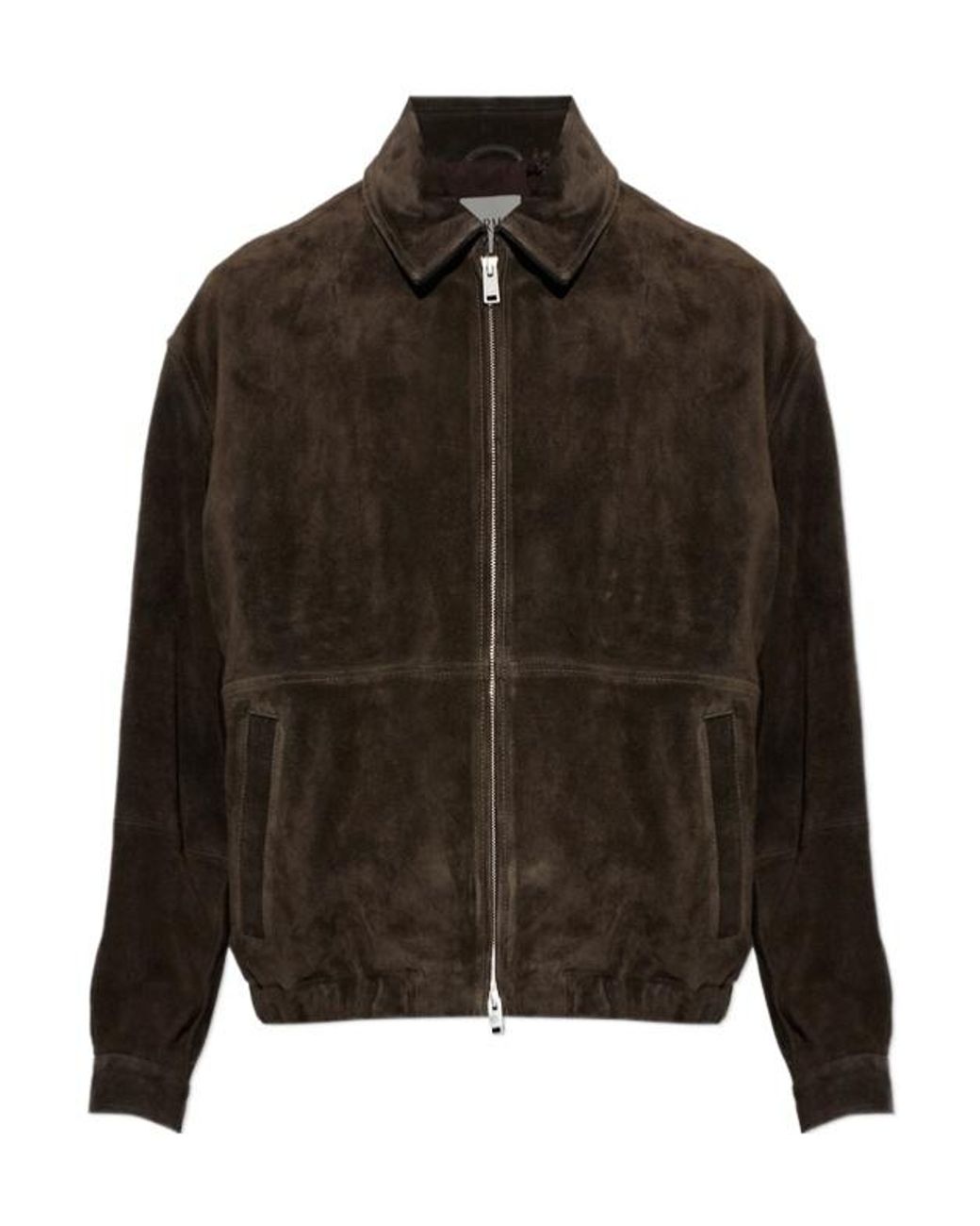 Arma Brown Maddox Suede Zip Jacket for men