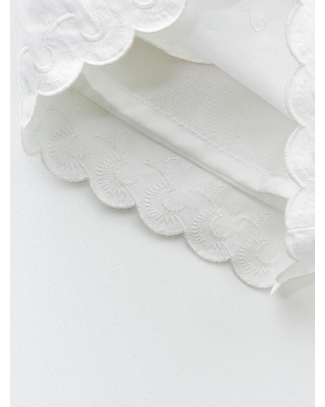 Low Classic White Scalloped Shorts