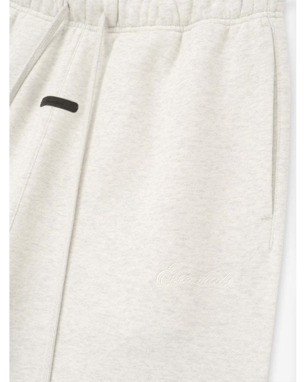 Fear Of God White Classic Signature Patch Track Pants for men