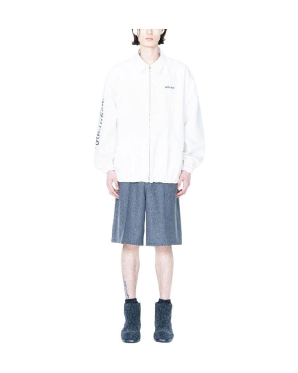 we11done White Logo Casual Jacket for men