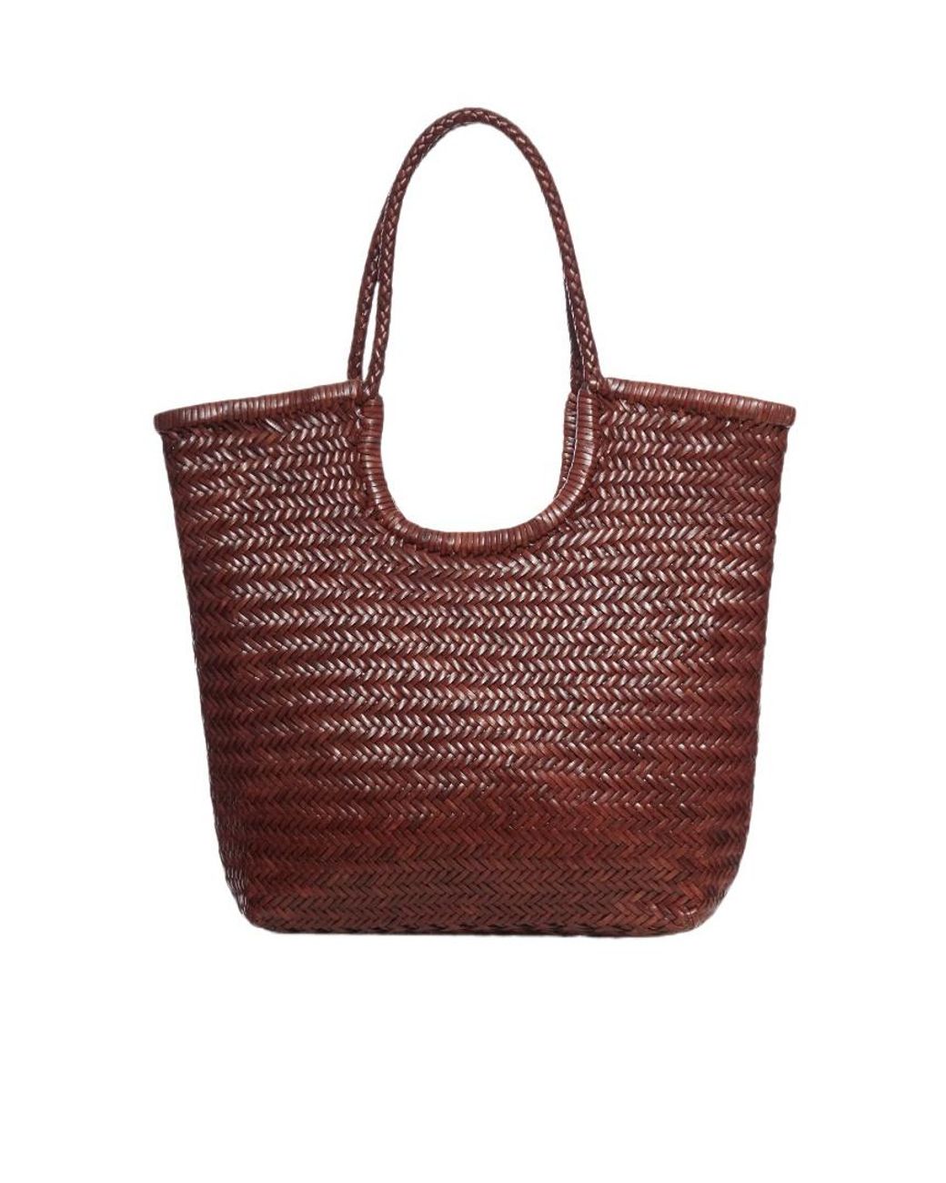 Dragon Diffusion Ns Diagonal Triple Jump Leather Tote Bag in Red | Lyst