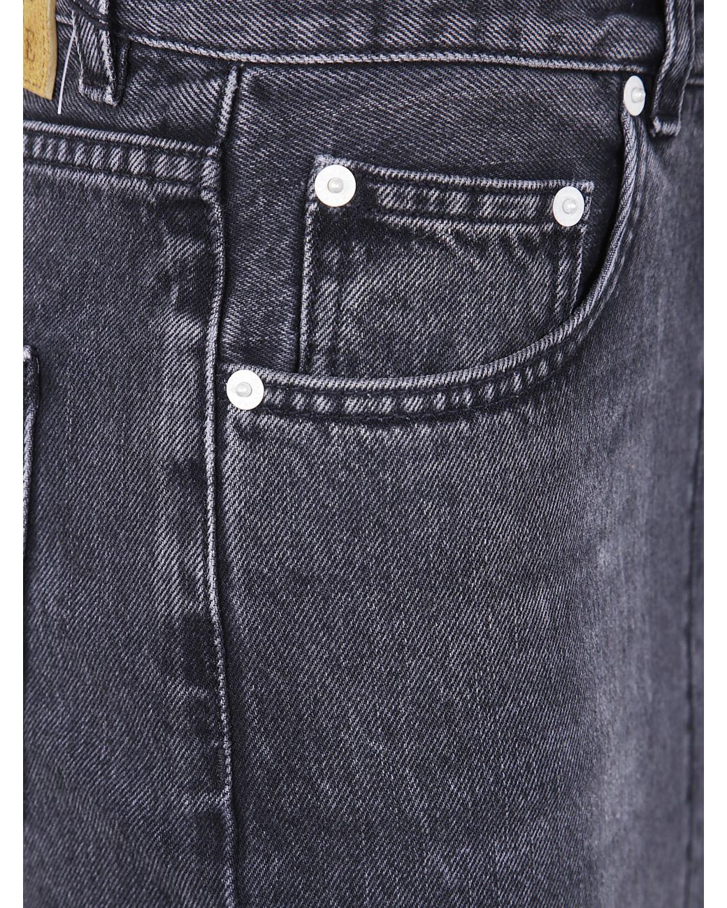 Haikure Blue Kim Denim Knee-Length Skirt