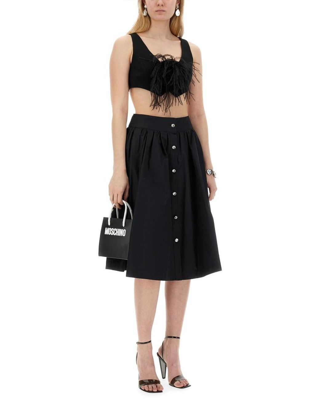 Moschino Black V-Necked Vest