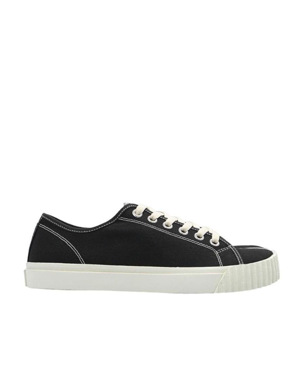 Maison Margiela Black Tabi Low-Top Sneakers for men