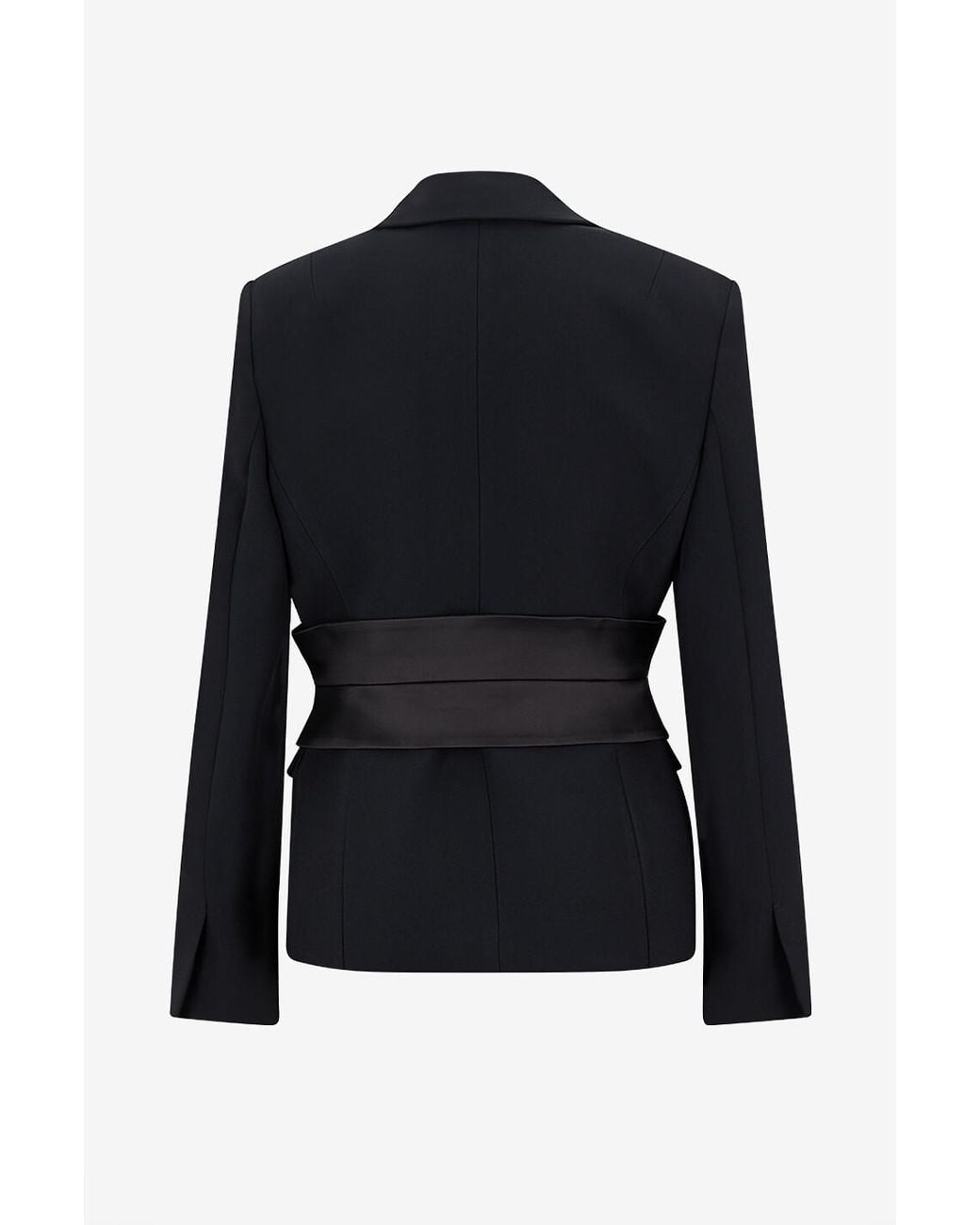 Ermanno Scervino Black Short Lapel Blazer