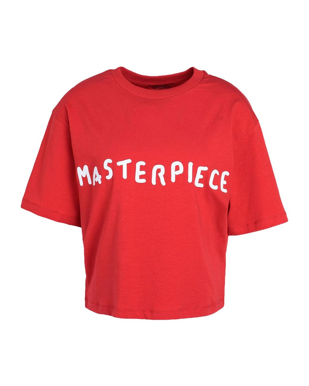 MAX&Co. Red Printed Short-Sleeved T-Shirt