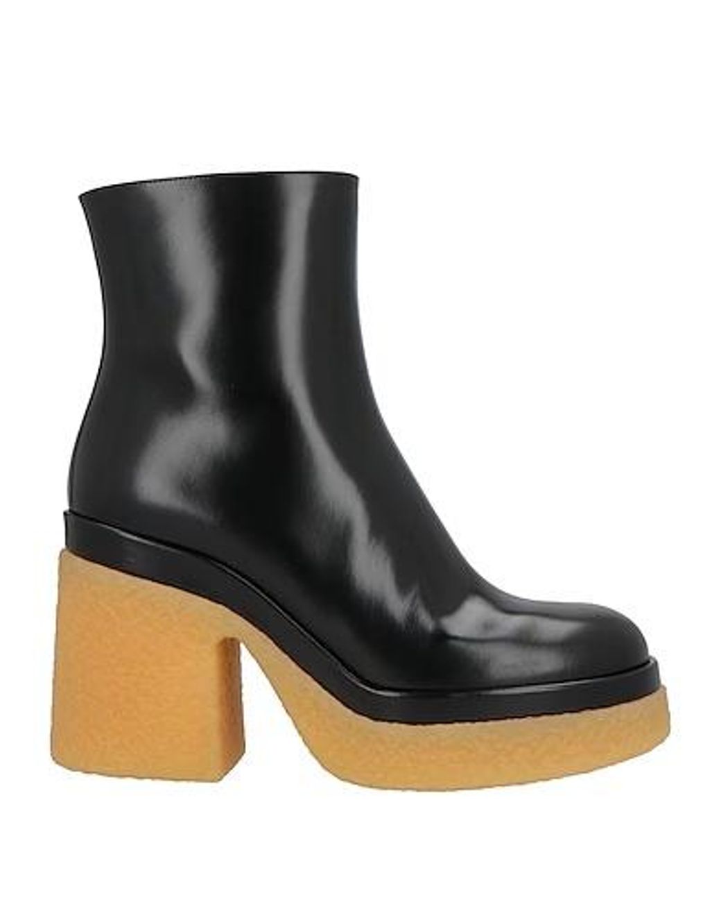 Chloé Black Ankle Boots Leather