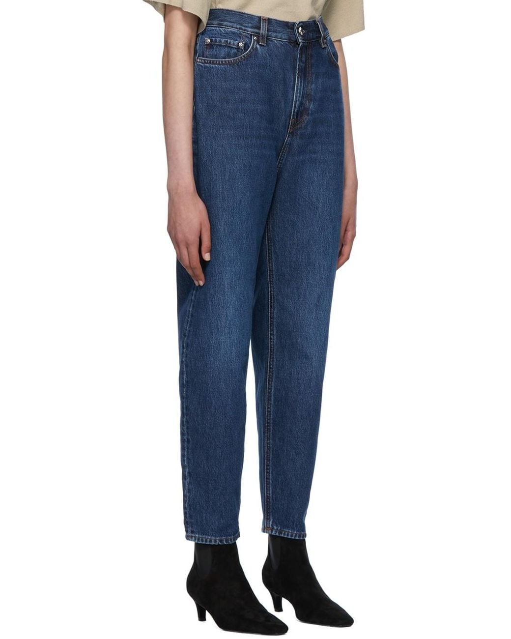 Totême  Blue Totême Classic Tapered Jeans