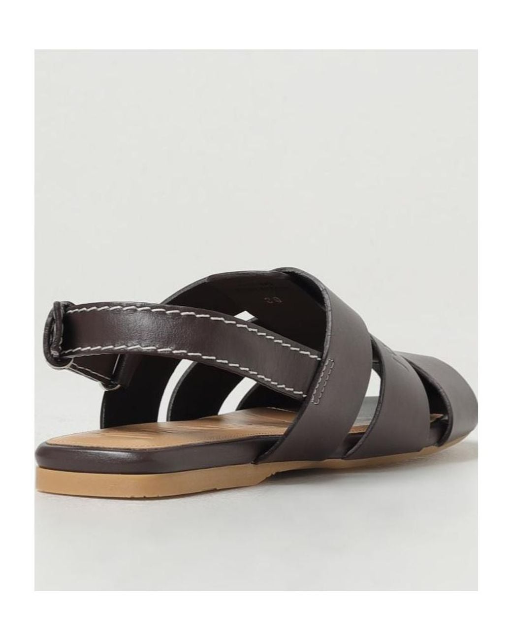 J.W. Anderson Brown Hallow-Heel Sandals