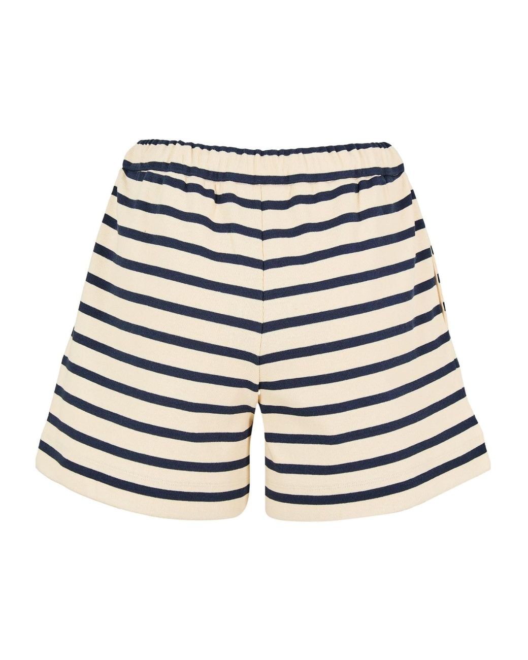 Moncler Blue Striped Shorts