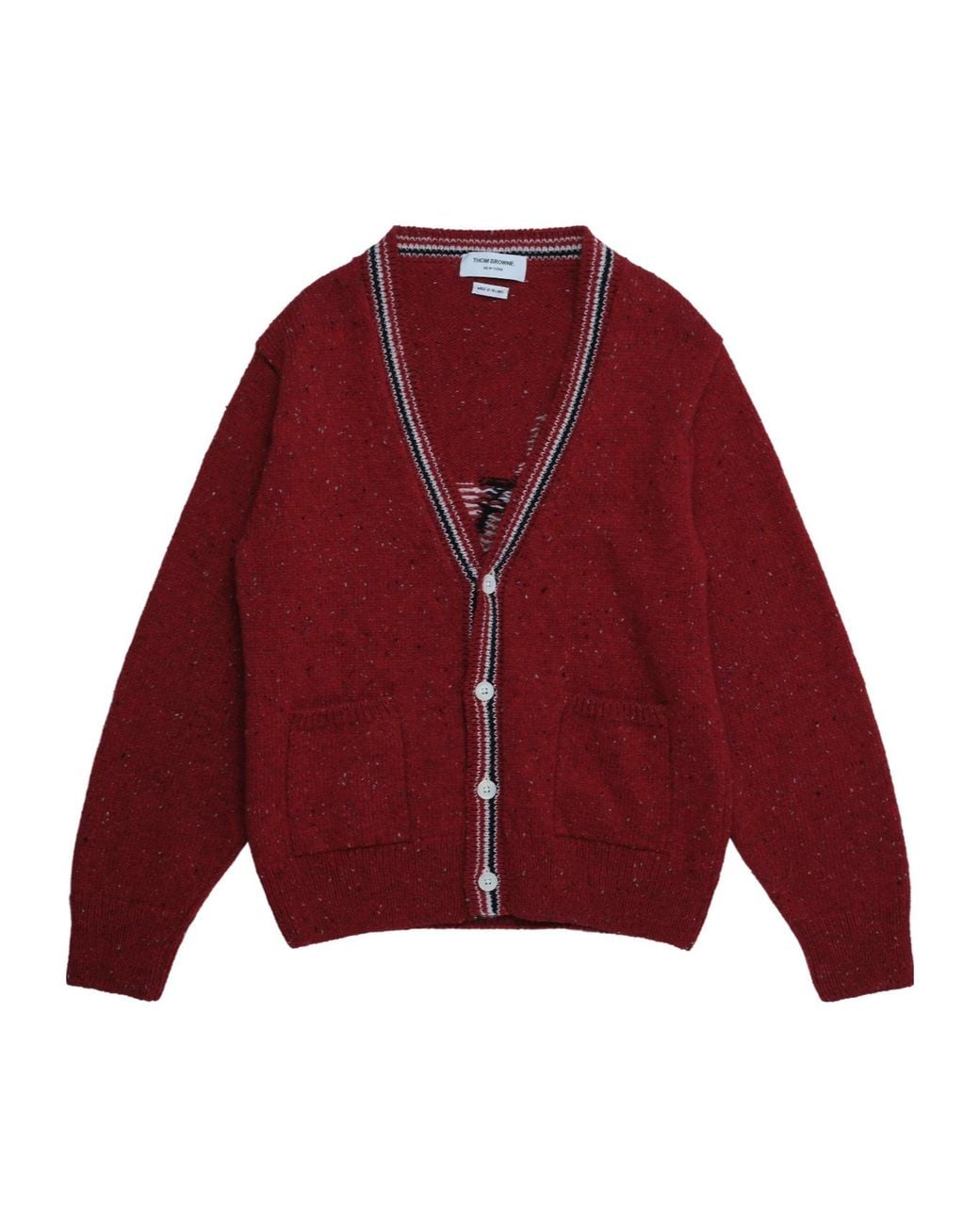 Thom Browne Red Hector Cardigan for men