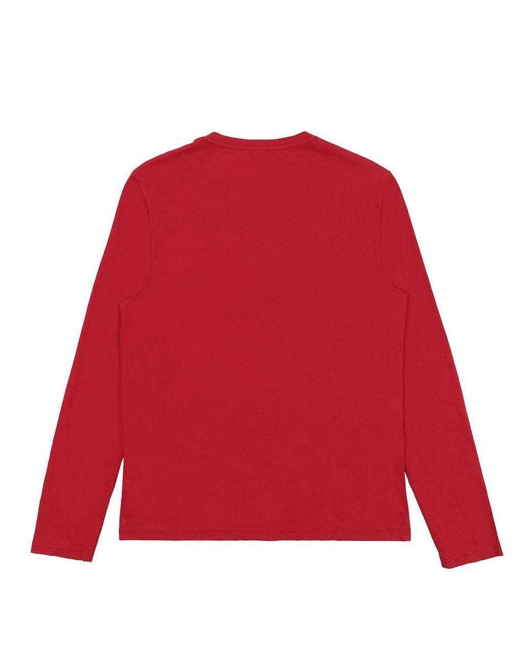 EA7 Red Logo Printed T-Shirt for men
