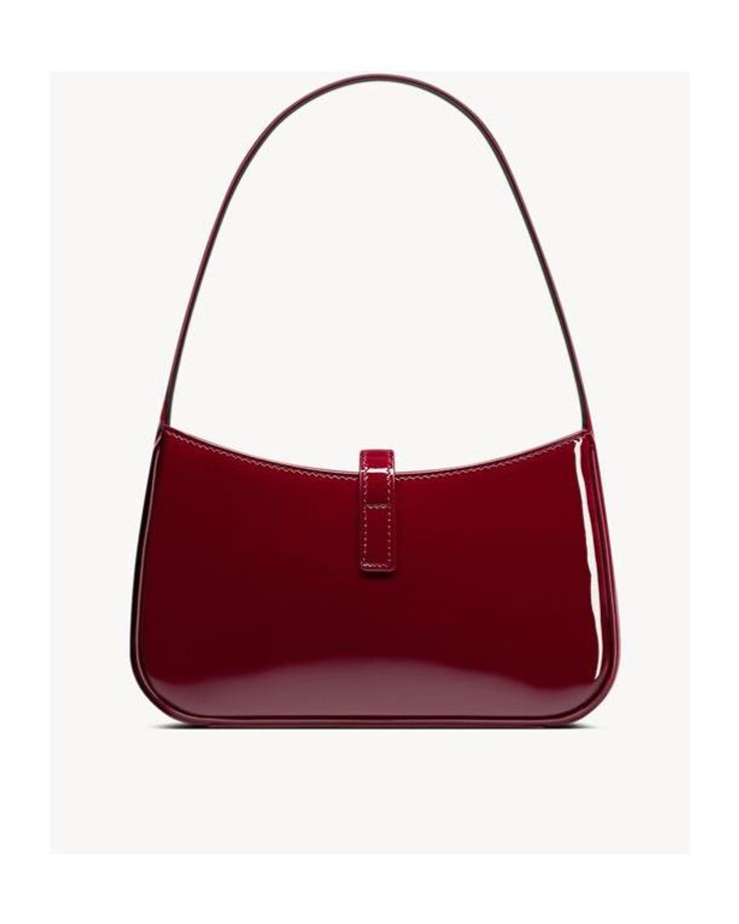 Saint Laurent Purple Le 5 À 7 Logo Plaque Mini Shoulder Bag