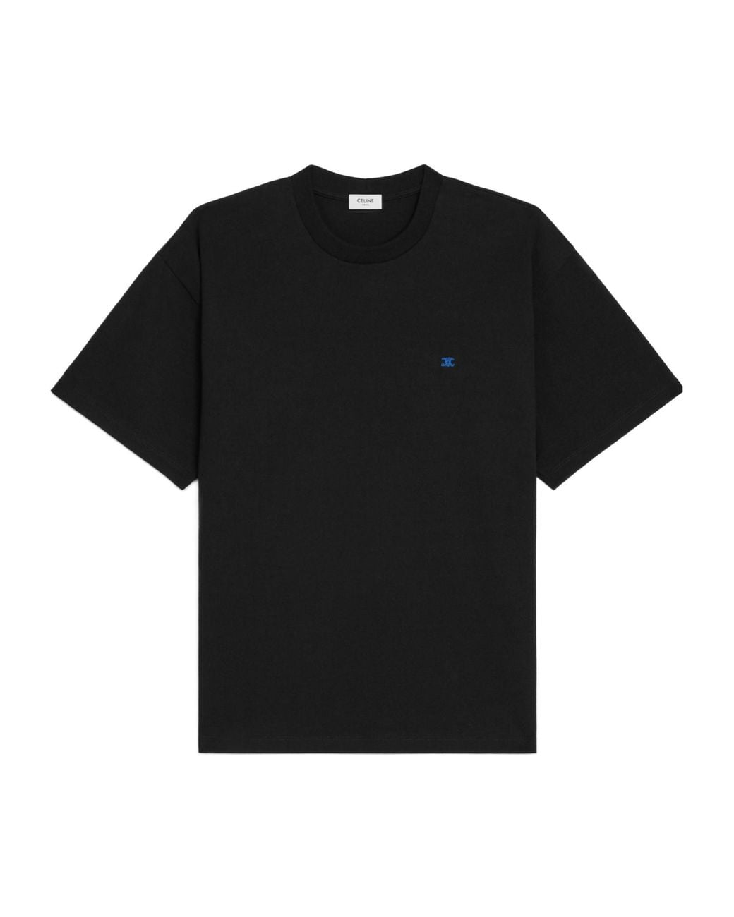 Céline Black Loose T-Shirt for men
