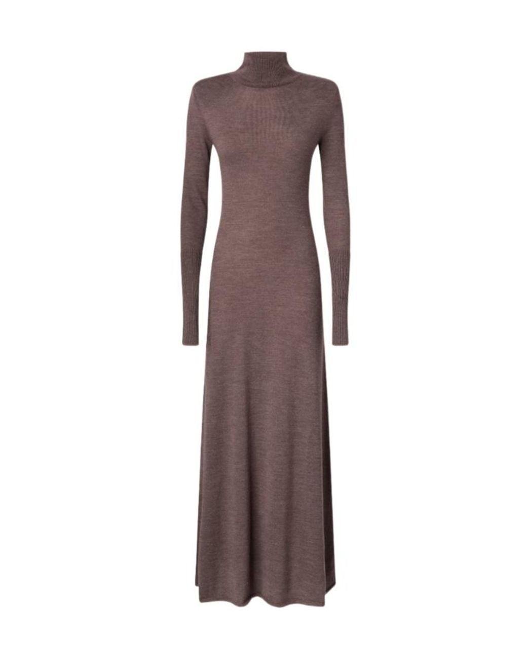 Pinko Brown Turtleneck Dress