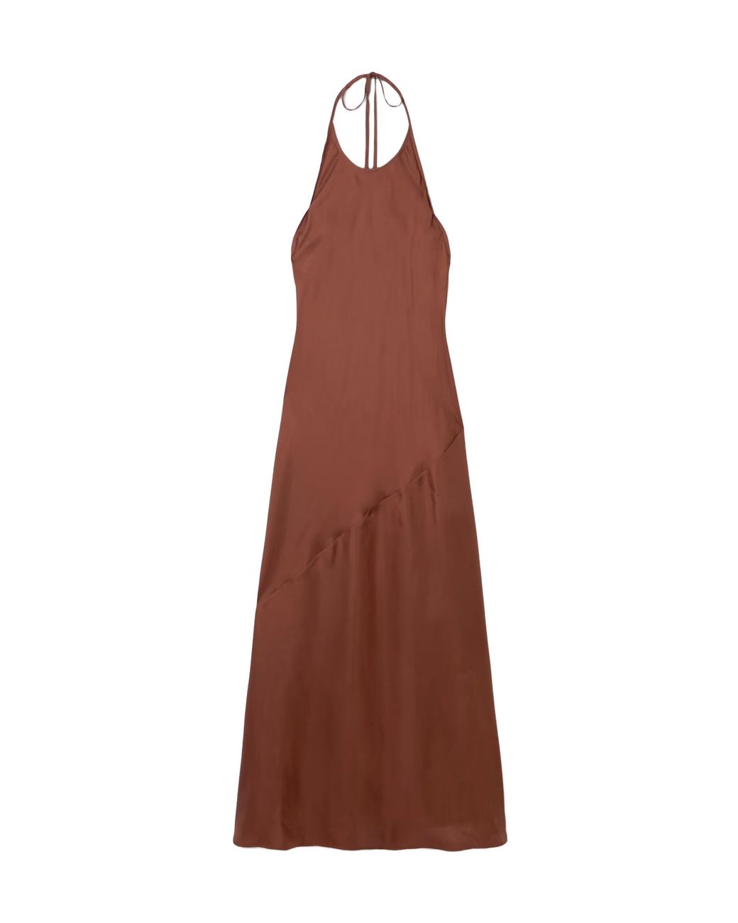 St. Agni Brown Back Tie Dress