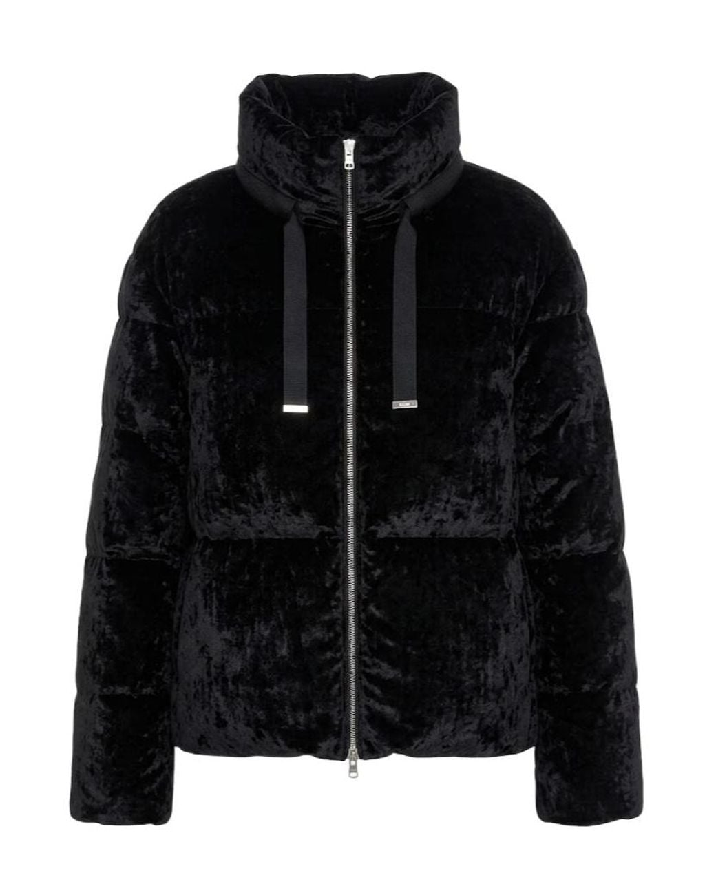 Herno Black Long-Sleeved Down Jacket