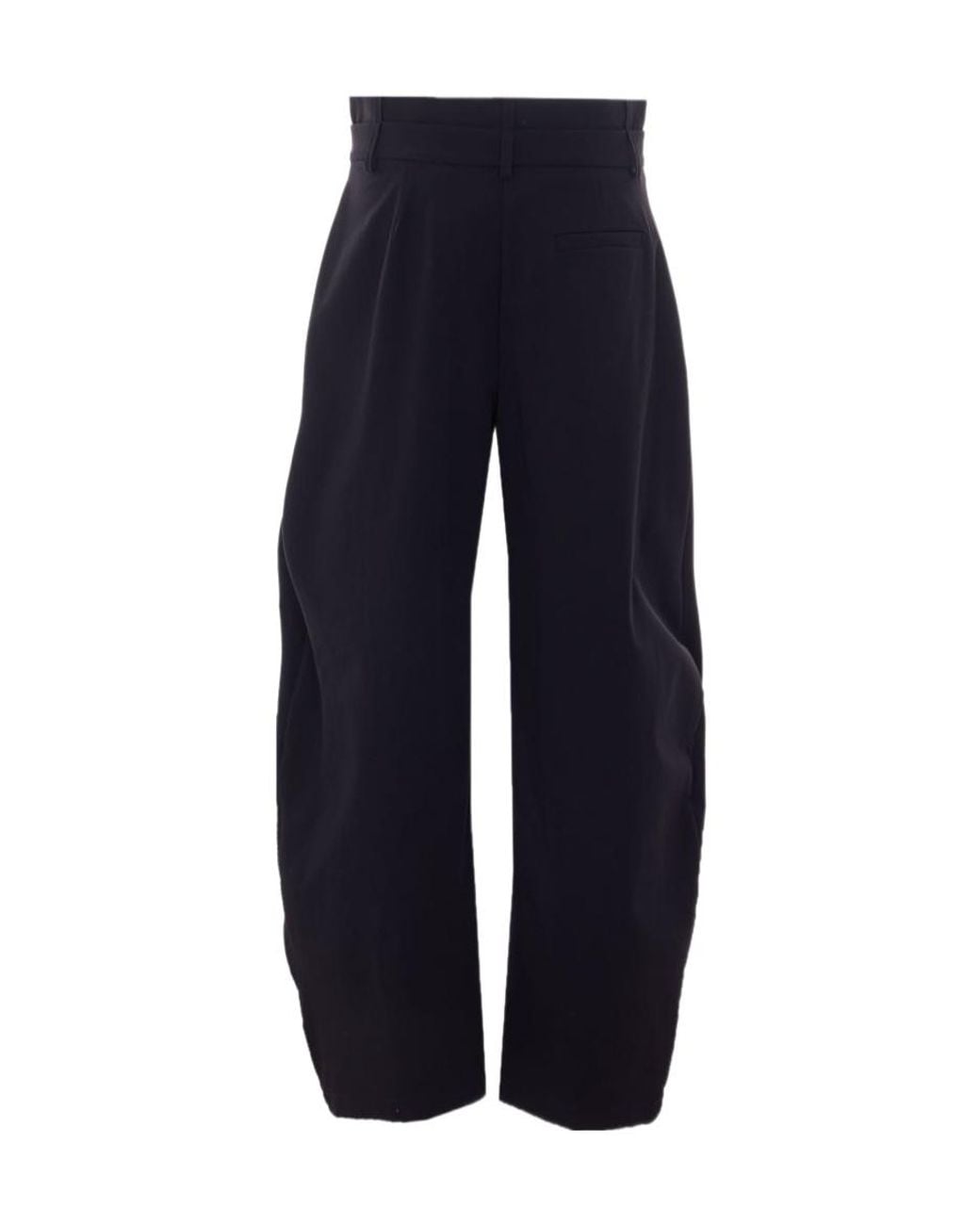 Pinko Blue Belted Pintuck Trousers