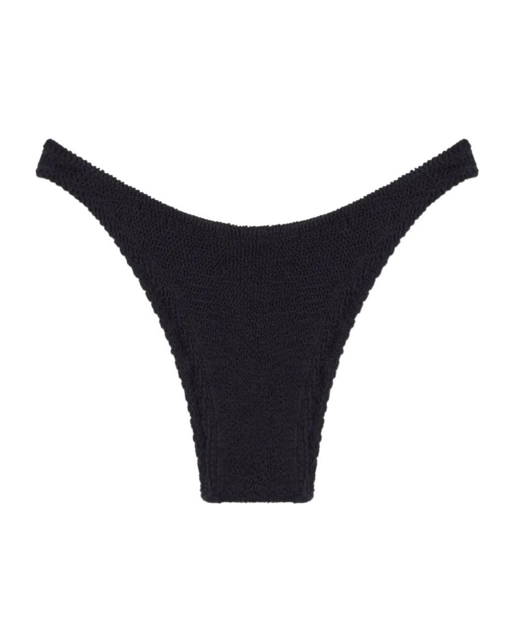 Reina Olga Blue Ginny Textured Bikini Bottom