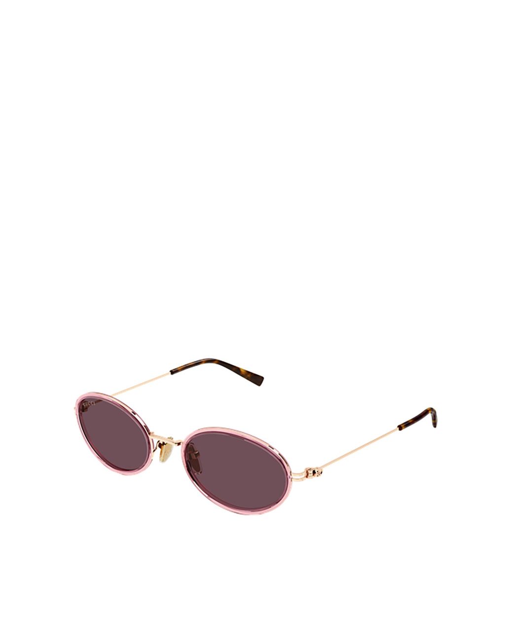 Gucci Brown Eyewear Round Frame Sunglasses