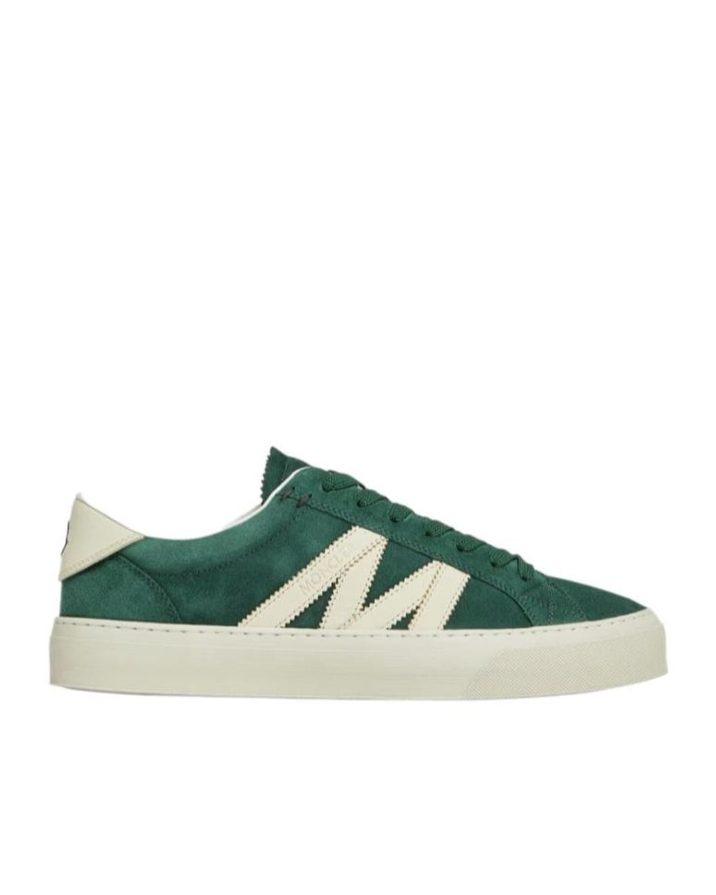 Moncler Green Monaco2 Low-Top Trainers for men