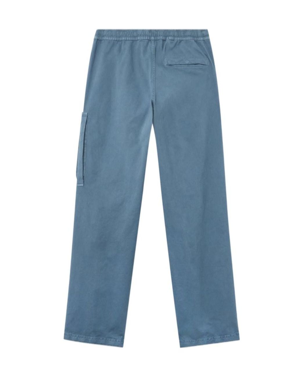 Stone Island Blue Loose-Fit Sweatpants With Drawstring Cuffs for men